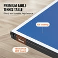 thumbnail image 2 of Vevor DZDTZDPPQZ1877HKXV0 Ping Pong Foldable Tennis Game Table Indoor with Clamp Net, 2 of 10
