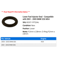 thumbnail image 2 of Lower Fuel Injector Seal - Compatible with 2001 - 2005 BMW 325i M54 2002 2003 2004, 2 of 2