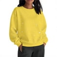 thumbnail image 3 of Wdfiry Women's Plus Size Sweatshirts Oversized Printing Pullover Tops Crewneck Long Sleeve Casual Fall Winter Sweatshirts, 3 of 8