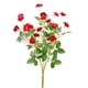 thumbnail image 1 of Artificial Pequeña Rosa Flores Silvestres Falsas Flores Al Aire Libre Ramo De Seda Floral Interior Exterior Maceta Colgante Hogar Cocina Oficina Boda Jardín Decoración 3 Piezas Rojo brillar Juguete, 1 of 3