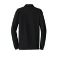 thumbnail image 6 of Port Authority Long Sleeve Core Classic Pique Polo-XL (Deep Black), 6 of 6