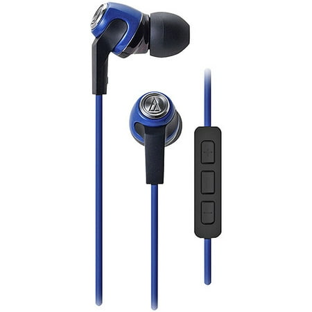 Audio-Technica In-Ear Headphone with Mic and Volume Control for Apple iPhone, ATH-CK323i