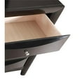 thumbnail image 4 of Maklaine Contemporary Engineered Wood 8 Drawer Dresser in Black, 4 of 7