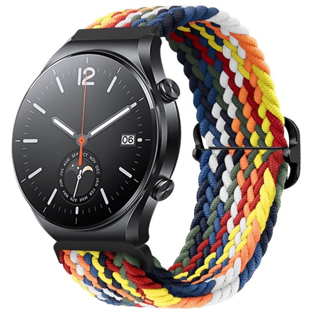 Adecuado para la correa de reloj Xiaomi S1/S2 Correa elástica trenzada de nailon ajustable