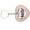 Pink, variant on Scratch Resistant Card Holder Protector Keyring Pendant PU Keychain Pendant General Keys Fob