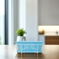 thumbnail image 2 of WHAMVOX 1 Set of Rectangular Window Flower Box Plastic Pot for Growing Flowers in Blue, 2 of 8
