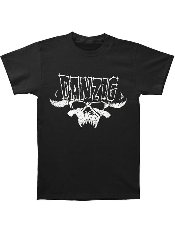 Men's Skull & Logo T-shirt Small Black