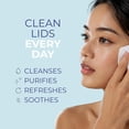 thumbnail image 3 of NOVEHA 60PCs Daily Hygienic Eyelid Wipes | for Blepharitis & Itchy Eyes, Demodex | Individually Wrapped Refreshening Eye Wipes, Calming Moisturizer | Lid & Lash Cleanser, 3 of 7