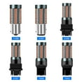 thumbnail image 2 of 1x Canbus 1156 BA15S P21W LED White 1157 BAY15D P21/5W -126SMD Bulb 7440 W21W T25 3157 7443 W21/5W Turn Signal Car Light DRL, 2 of 5