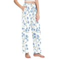 thumbnail image 2 of FORMRS Women's Pajama Pants with Pockets Soft Comfy Loungewear Sleep Bottom, Sizes S-2XL, Forget Me Not, 2 of 8