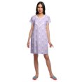thumbnail image 3 of Moomaya Cotton Lace Neckline Sleepwear For Women Button Placket Nightdress, 3 of 5