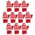thumbnail image 1 of GOOHOCHY 10 miniguantes para tejer, material de bricolaje, decoración para fiestas navideñas., 1 of 8