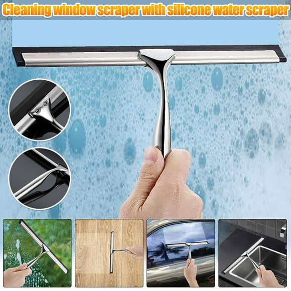 Agiferg Suitable For Shower Door General Bathroom Mirror Car Glass Window 10inch Cleaner