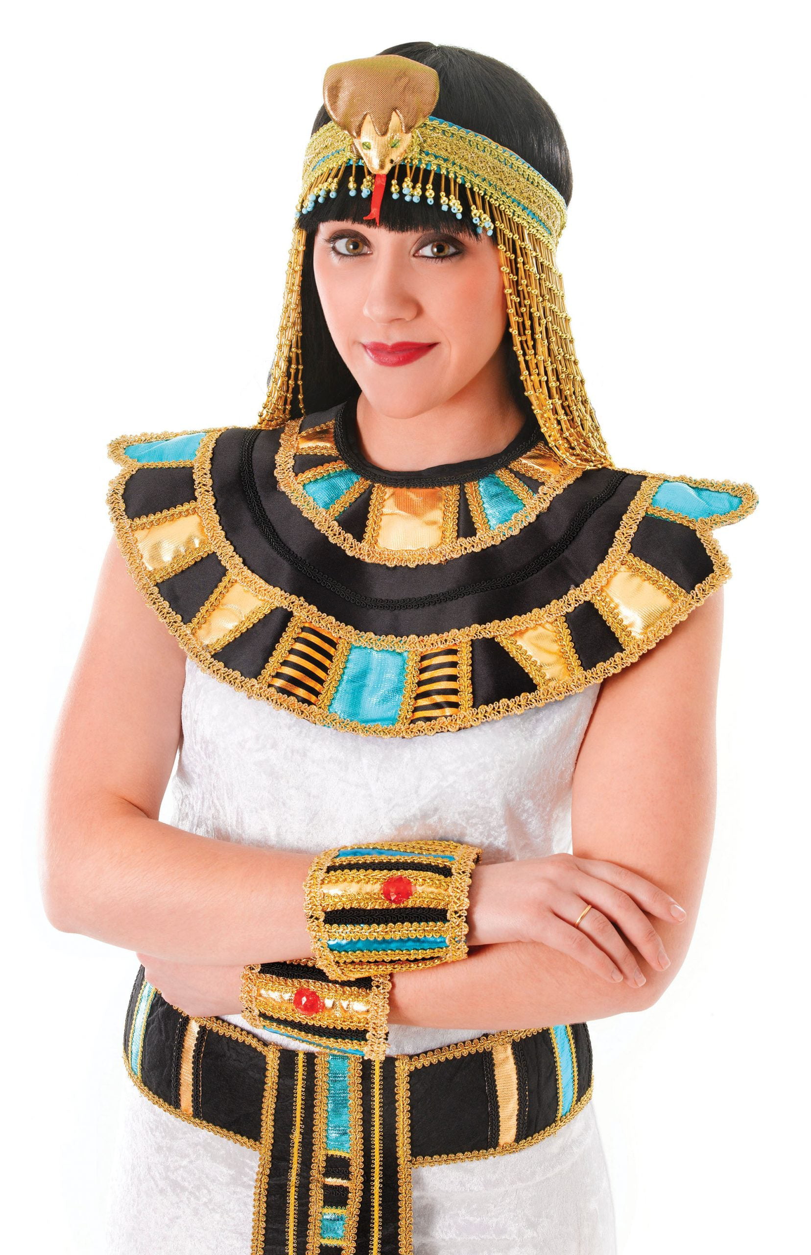 Egyptian Collar With Lame Accents Nile Cleopatra Queen Forum Novelties 