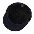 thumbnail image 6 of Walrus Hats Cap Navy Wool Blend 8 Panel Newsboy Classic Vintage Style with Quilted Lining, Double Snap Brim & Grosgrain Sweatband – Stylish 1920s Inspired Design, 6 of 6