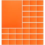 USHOBE 50 Sheets of Two Sided Crafts Paper Orange Craft Paper for Handmade Projects and Art Creation