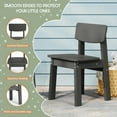 thumbnail image 4 of WestinTrends Treehouse Kids 5-Piece Modern HDPE Dining Table and Chairs Set, Gray, 4 of 15