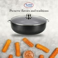 thumbnail image 3 of Alpine Cuisine 8 Piece Set Aluminum Non-Stick Caldero Stock Pot with Glass Lid, Commercial Grade Cooking Dutch Oven, 3 of 7