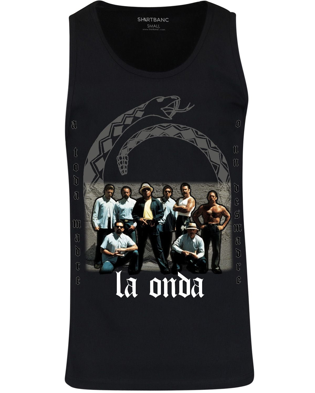 ShirtBANC Mens Chicano Inspired Vatos Shirt Blood In Blood Out Movie