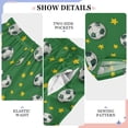 thumbnail image 4 of Wobogo Soccer Star Long Pajama Pants Bottoms Soft Sleepwear with Pockets, 4 of 9