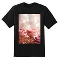 thumbnail image 2 of Plus Size Shirt for Women Black Tops for Women Short Sleeves Shirt for Women Pink Gold T Shirt Oversized Shirt for Women S, 2 of 5