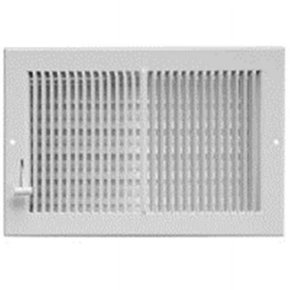 Imperial RG0299 Multi-Shutter Wall Register, White, 12" x 6"
