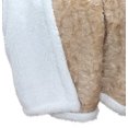thumbnail image 2 of Monica Faux Fur Sherpa Throw Wheat, 2 of 3