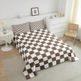thumbnail image 4 of Erosebridal Geometric Buffalo Comforter Sets,Checkered Grid Comforters & Duvets,Plaid Room Decorative,Breathable,2pcs, 4 of 8