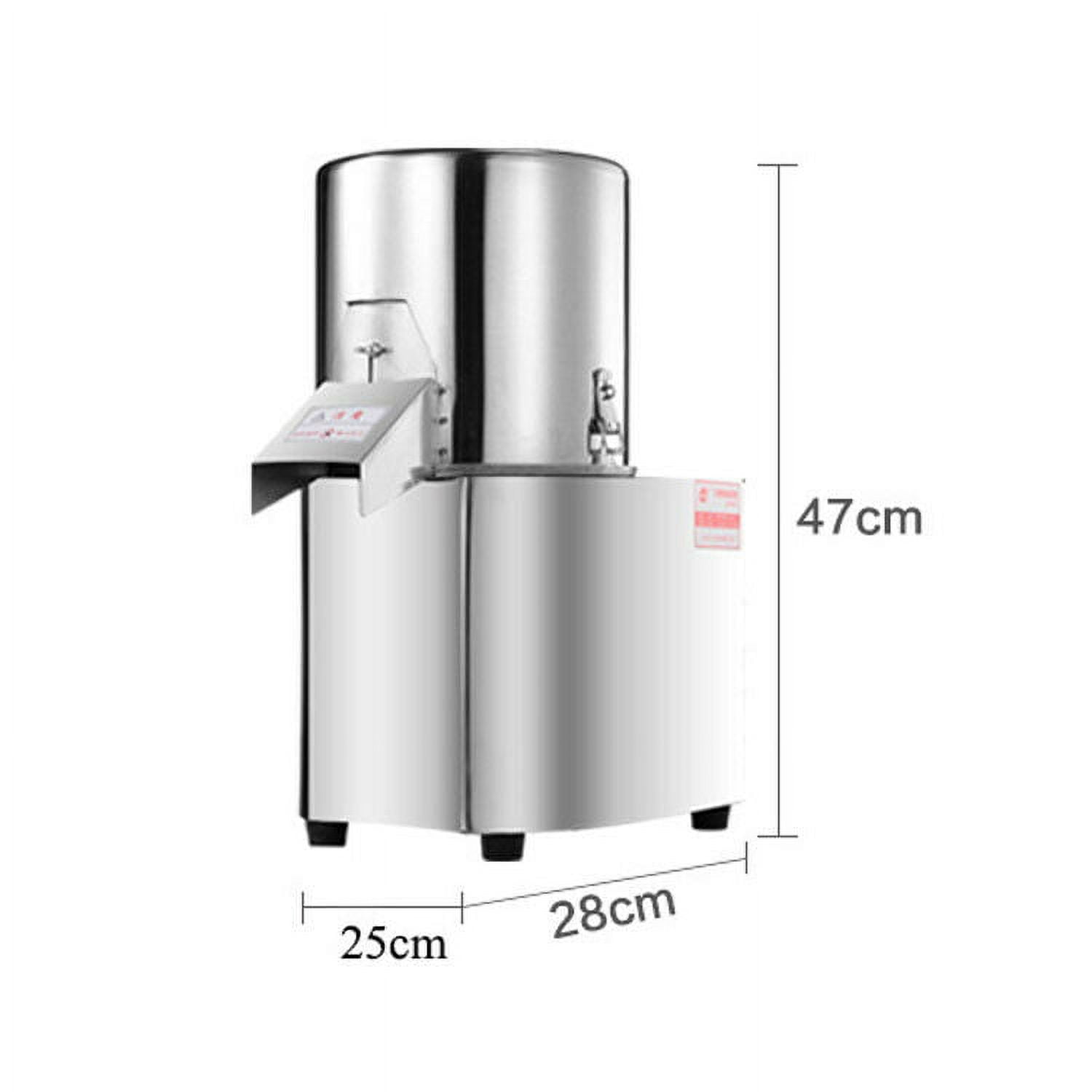 TOPCHANCES 110V Commercial Food Processor 600W Electric Food Cutter for Vegetables Fruits 50-120kg/h