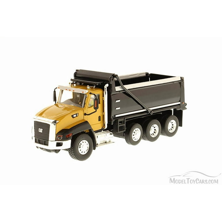 Caterpillar CT660 Dump Truck, Yellow and Black - Diecast