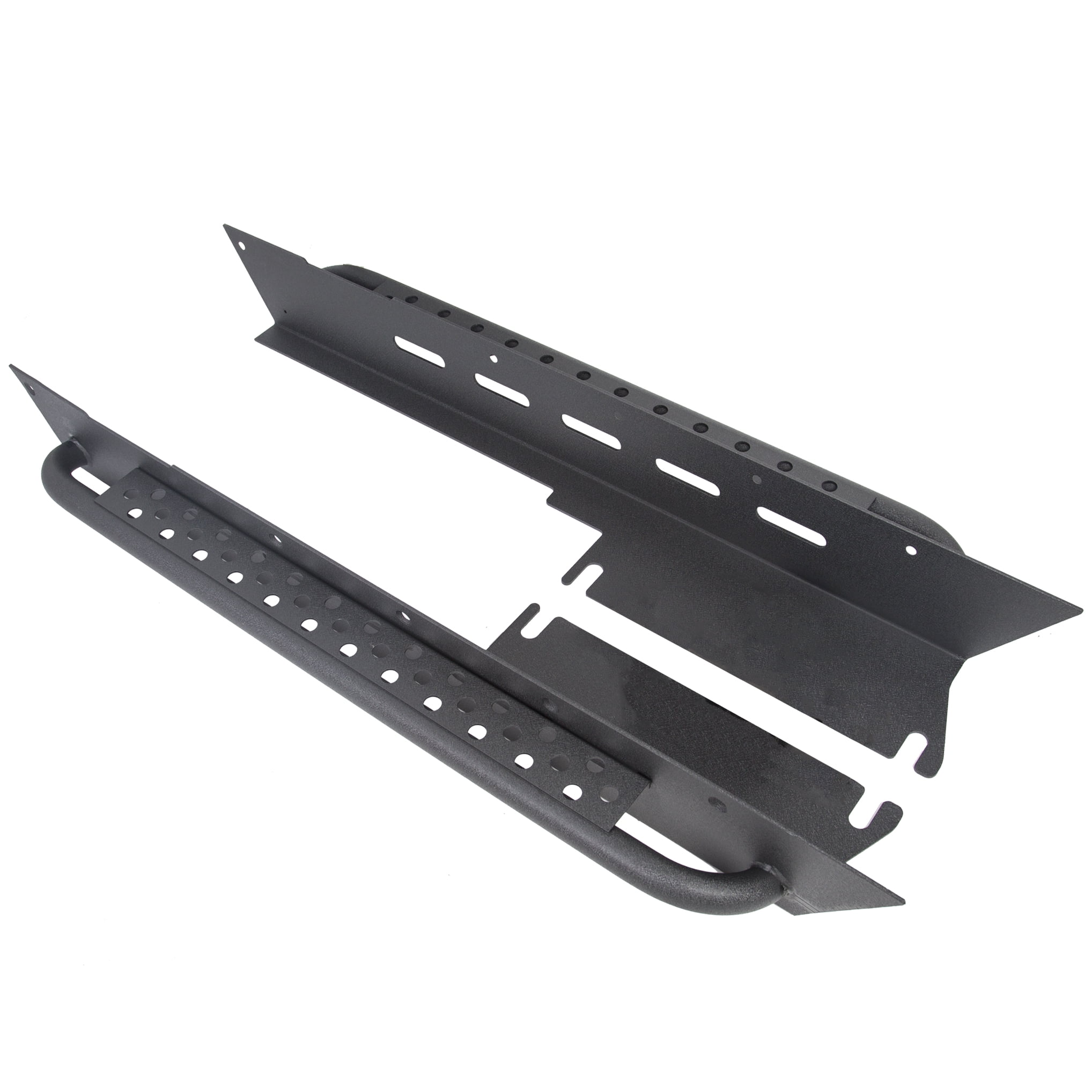 Kojem Running Board Slider Rocker Guard Side Rail Steps Nerf Bar Guards for 1997-2006 Jeep Wrangler TJ Steel