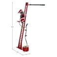thumbnail image 4 of Mr. Christmas 43 in. Animated Ladder Climbing Sculpted Black Santa, 4 of 6