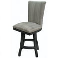 thumbnail image 2 of Home Square 26" Swivel Wood Counter Stool in Natural Fun & Gray - Set of 2, 2 of 3