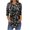 B-Multicolor, variant on AnuYalue 3/4 Length Sleeve Shirt for Women Dressy Button Up Tunic to Wear with Leggings 2025 Summer Floral Graphic Casual Henley Neck Shirts Fashion Comfy Flowy Long Tunics Tshirt