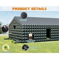 thumbnail image 5 of LUXOAK 30x20x14 ft Large Black Inflatable Night Club Tent for Adults with 2 Side Doors for Wedding Birthday Backyard Party, 5 of 8