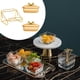 thumbnail image 5 of Cesta de frutas, plato para aperitivos, elegante soporte multifuncional para almacenar frutas estilo D 2 cuadrículas, 5 of 8