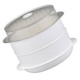 thumbnail image 4 of EeaseCA 1 Set Food Steamer Double-layer Kitchen Microwave Oven Steamer Food Cookware, 4 of 8