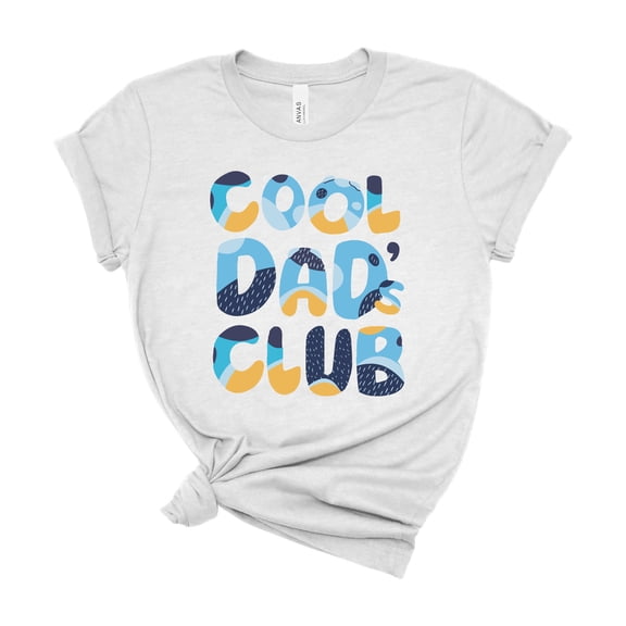 Bella Bella Canvas Mens Cool Dad Club Shirt Funny Fathers Day Gift Tee Daddy Birthday Graphic T Shirts Cotton Wear