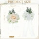 thumbnail image 2 of Uxcell 2 Pcs Corsage de Muñeca de Flores Beige, Pulseras de Flores Artificiales para Boda Novia Novio Ceremonia Aniversario Prom Fiesta, 2 of 6