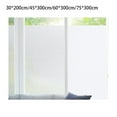 thumbnail image 4 of QualitChoice Frosted Window Film Home Office Hotel Hardware Fittings Self-adhesive Privacy Sticker Glass Films Protective Accessory White 30*200cm, 4 of 6