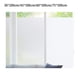 thumbnail image 2 of Ounissouiy Película de ventana esmerilada para el hogar, oficina, Hotel, accesorios de Hardware, aislamiento térmico, filtración solar, películas de Tratamientos de ventanas Blanco 75*300cm Ounissouiy HA070953-04, 2 of 6