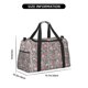 thumbnail image 3 of Balery Rose Mix Leopard 3 Bolsa de Gimnasio para Mujeres, Bolsa de Viaje con Bolsillo Húmedo, Bolsa de Fin de Semana para Mujeres, Bolsa de Viaje Resistente al Agua, 3 of 7