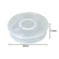thumbnail image 7 of Dumplings Organizer, Refrigerator Organizer, Reusable Pizza Keeper, Freezing Tray, Food Storage Container Food Storage Box, 7 of 7
