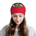thumbnail image 3 of Multifunction Beanie Hat Haitian Flag Pattern Beanie Hat Scarf Stretch Skull Cap For Women Men, 3 of 7