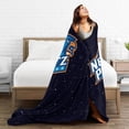 thumbnail image 5 of State University of New York at New Paltz Logo Fleece Blanket, Very Soft Microfiber Flannel Blanket for Couch Warm and Cozy for All Seasons, 5 of 6