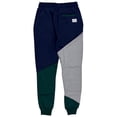 thumbnail image 2 of Kangol Men's Colorblock Fleece Jogger Sweatpants (Large, Navy/Green), 2 of 2