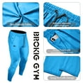 thumbnail image 3 of BROKIG Mens Stretch Lightweight Gym Joggers Pants Workout Athletic Sweatpants with Zip Pocket (Medium, Light Blue), 3 of 6