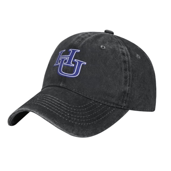 Hampton University Logo Adult Adjustable Classic Washed Casquette Cap Hat Baseball Cap For Man For Woman