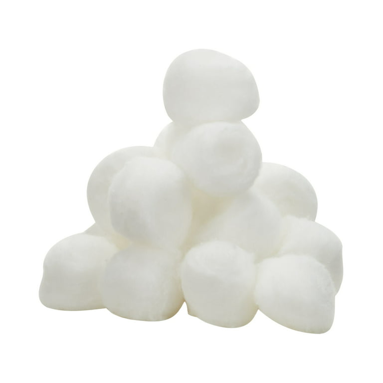 Medline Non-Sterile Cotton Balls, Large, 1 1/4, Bag Of 1,000, Case Of 2  Bags