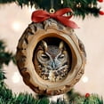 thumbnail image 6 of NOVELAR Festive Owl Tree Ornament, 3.1 inch Acrylic Handmade Decoration, Brings a Warm Holiday Atmosphere to Your Home Decor, 6 of 7